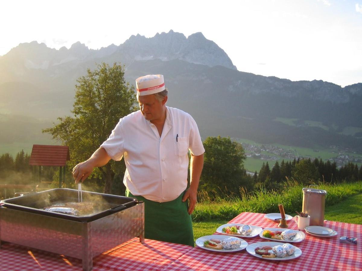 Alpengasthof Hirschberg Sankt Johann in Tirol Buitenkant foto