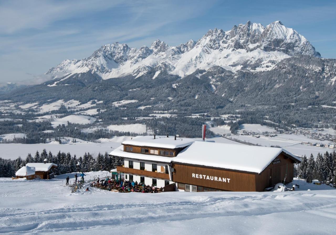 Alpengasthof Hirschberg Sankt Johann in Tirol Buitenkant foto