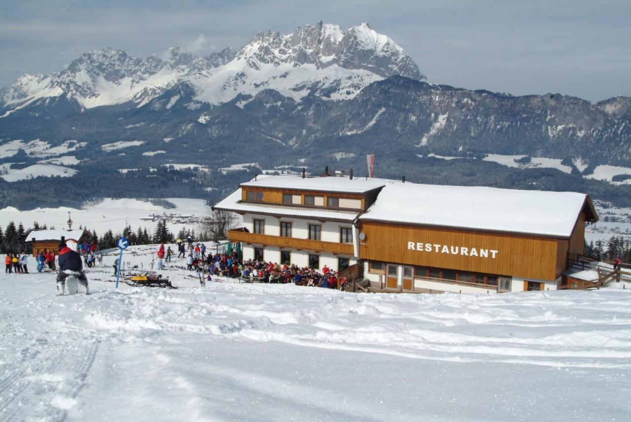 Alpengasthof Hirschberg Sankt Johann in Tirol Buitenkant foto