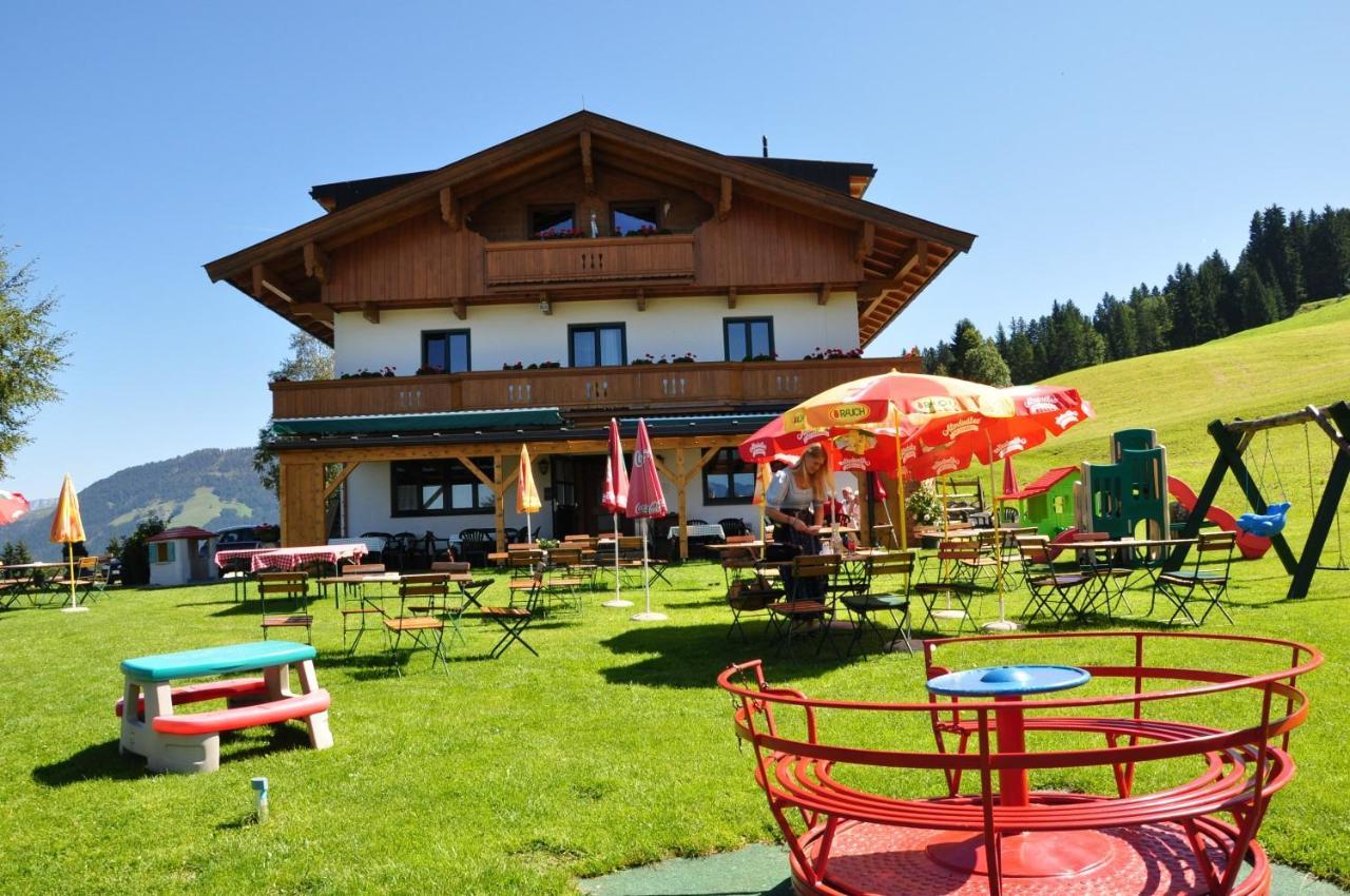 Alpengasthof Hirschberg Sankt Johann in Tirol Buitenkant foto