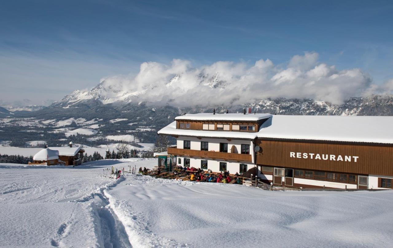 Alpengasthof Hirschberg Sankt Johann in Tirol Buitenkant foto